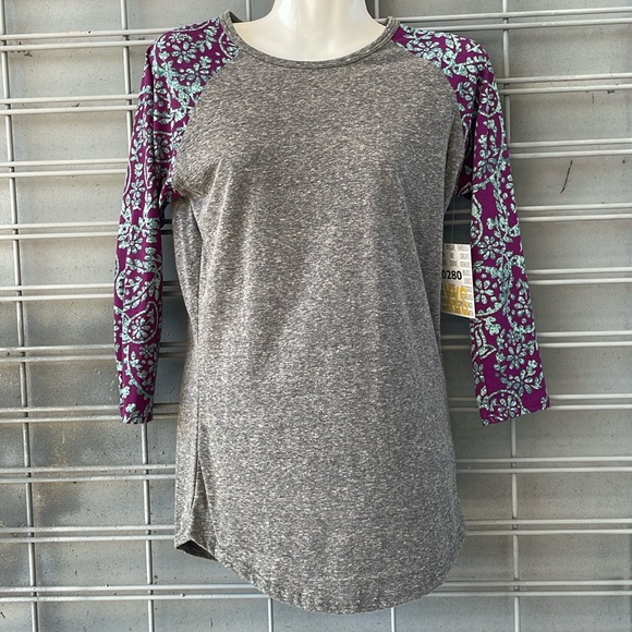 LLR Floral Printed Randy Top-#XXS-#0280 - Picture 6 of 12